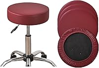 Vista 14 de HAOYONG Juego de 4 fundas redondas para taburetes de bar, impermeables, de poliuretano, fundas elásticas para taburetes de bar, fundas para sillas