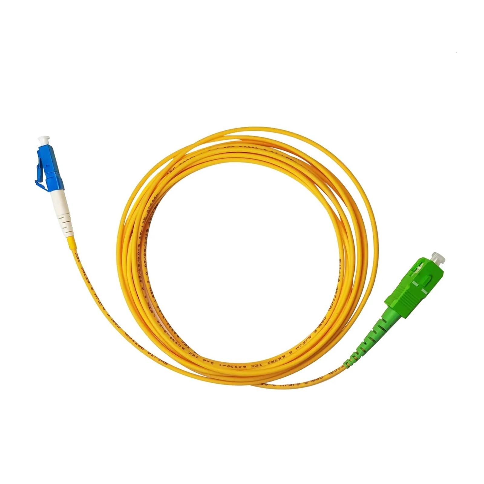 Câble fibre optique monomode SC-LC 2M assurant un débit fluide sans perte