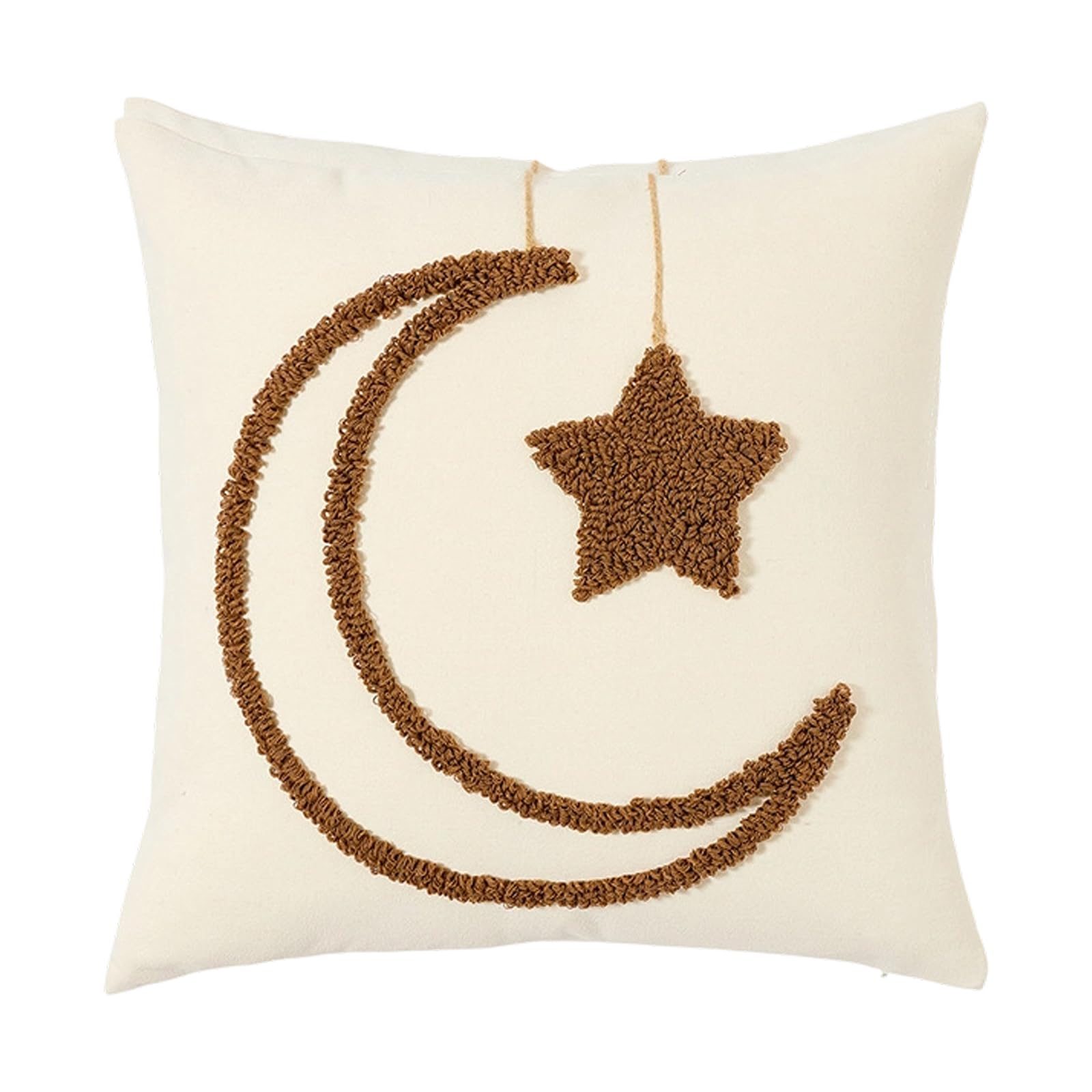 JTQYFI Lunars Shape Cushion Cover Fabric for Living Space and Parties Lunars Pillow Cover