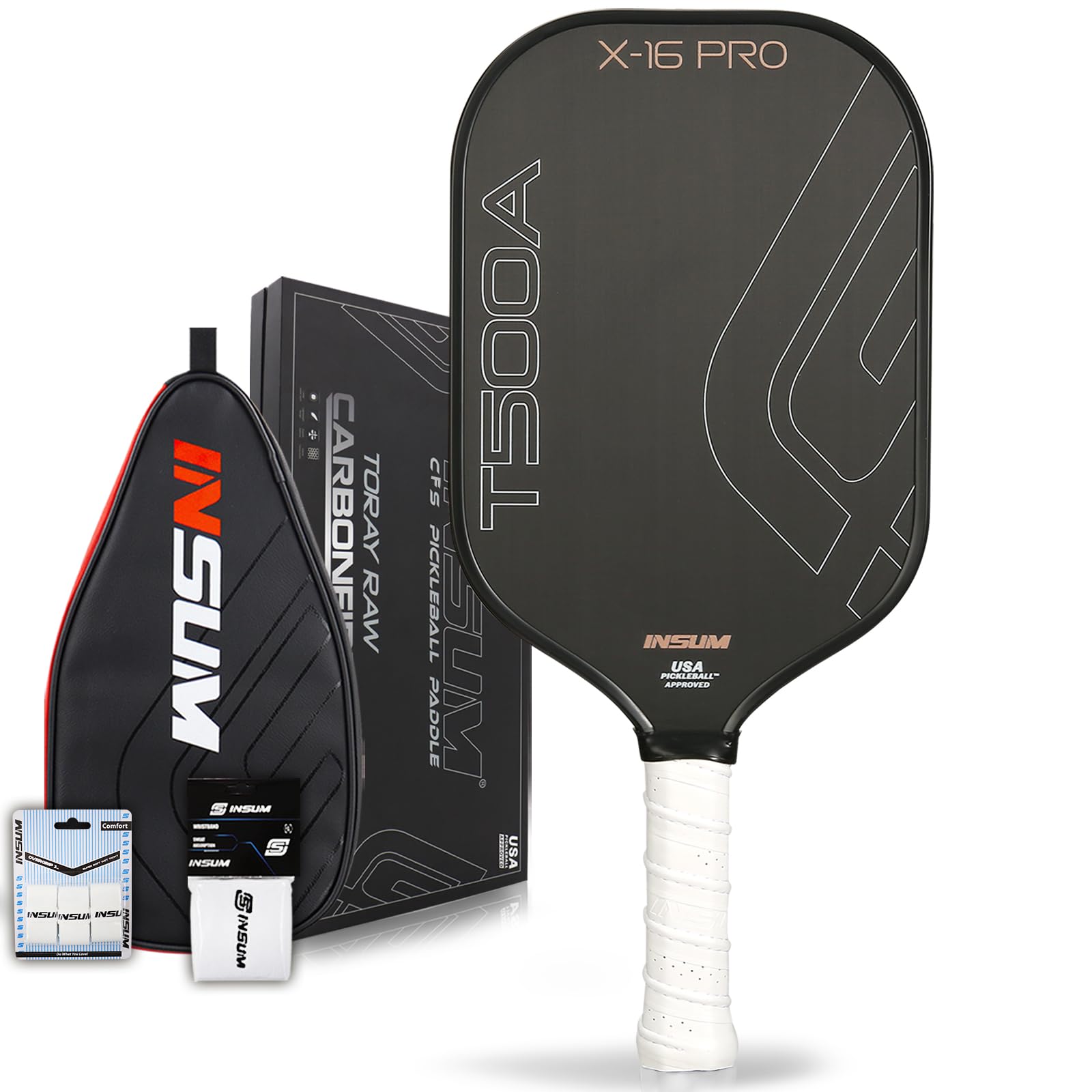 INSUM T500A Pickleball Paddles Carbon Fiber Thermoforming (Premium