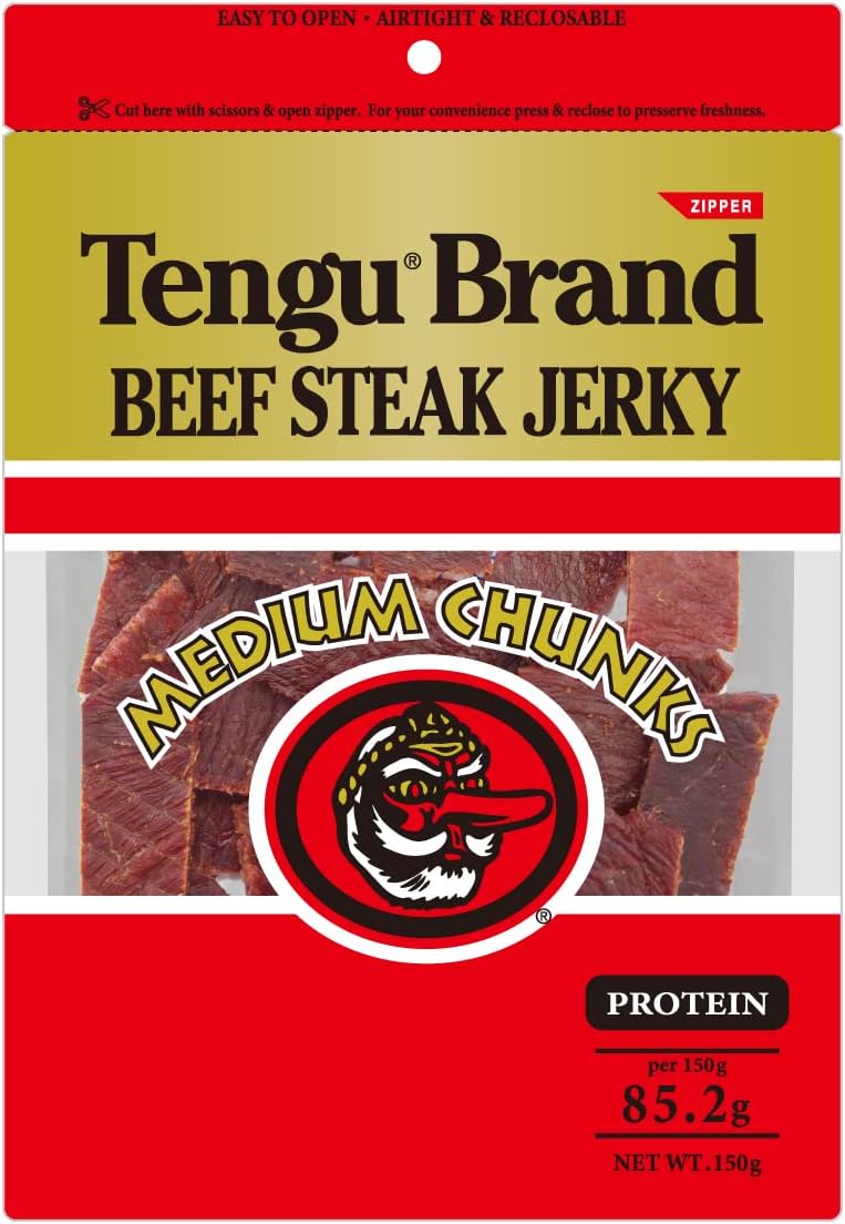 テング ビーフステーキジャーキー ミディアムチャンク レギュラー150g