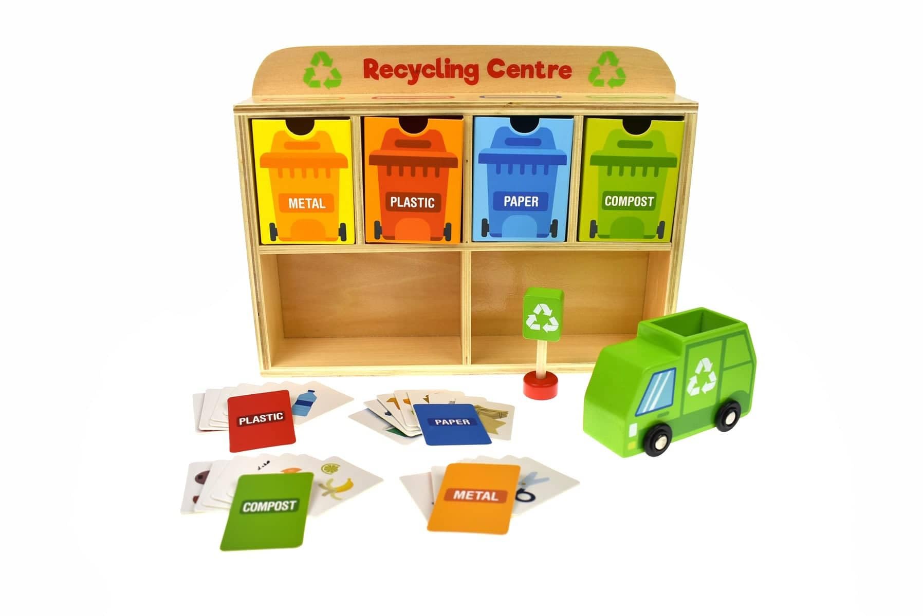 AB Gee abgee 921 TY635A EA Wooden Recycling Centre, red
