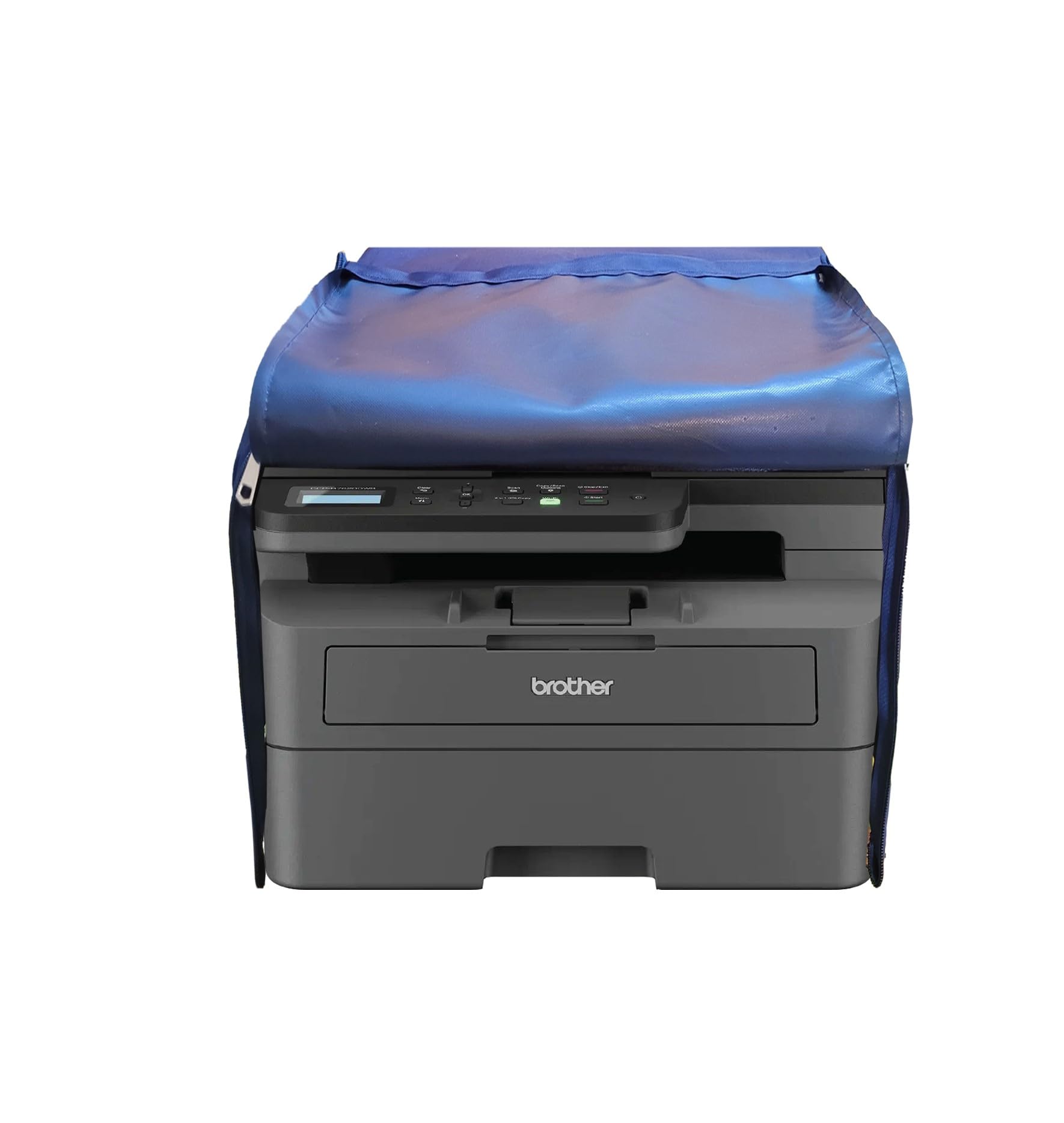 Protectio Chain Printer Cover for Brother DCP - B7600 DB Automatic Duplex Laser Printer Multifunction / Blue / Washable / Dustproof/ chain printer cover
