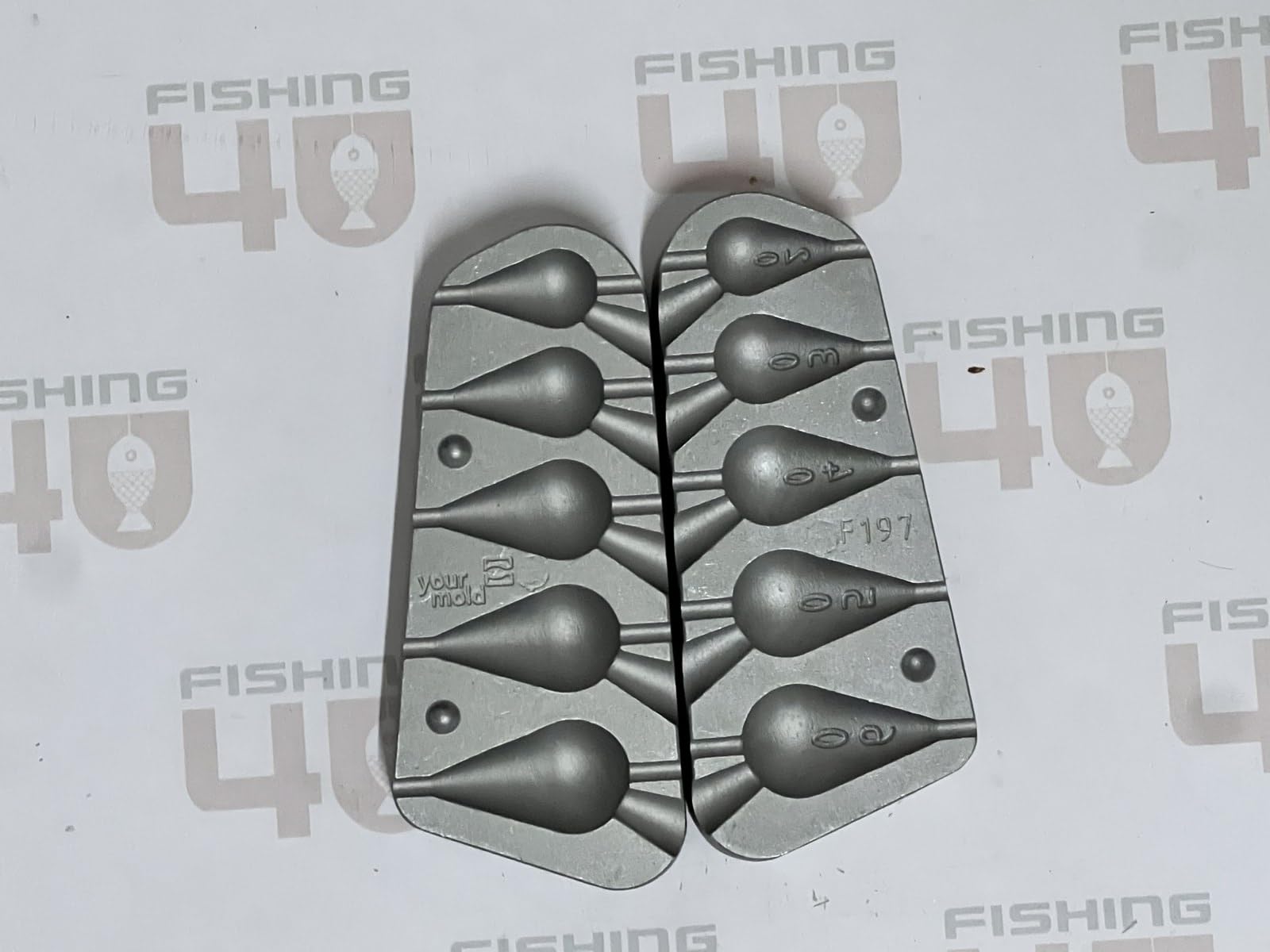 Pear Bomb InLine Pesca Peso Stampo 20-30-40-50-60g Carpa, Pesca in Mare