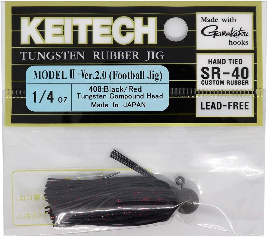 Keitech Tungsten Rubber Jig Model 2 Football Jig Ver. 2.0