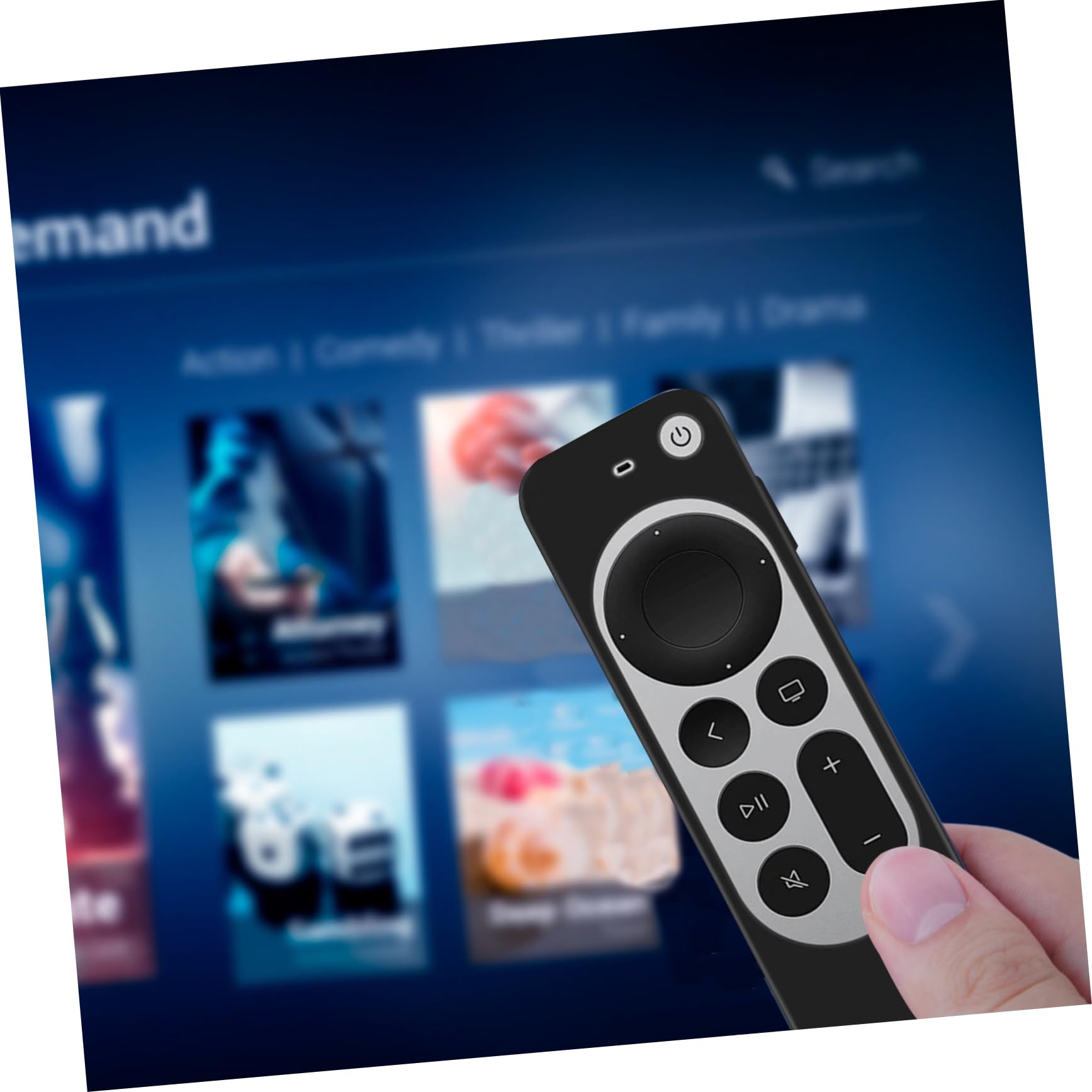 jojofuny 5pezzi Custodia Protettiva Per Telecomando Antiscivolo e Shockproof Facile Installare Accessorio Per Controllo Tv Con Design e Resistente