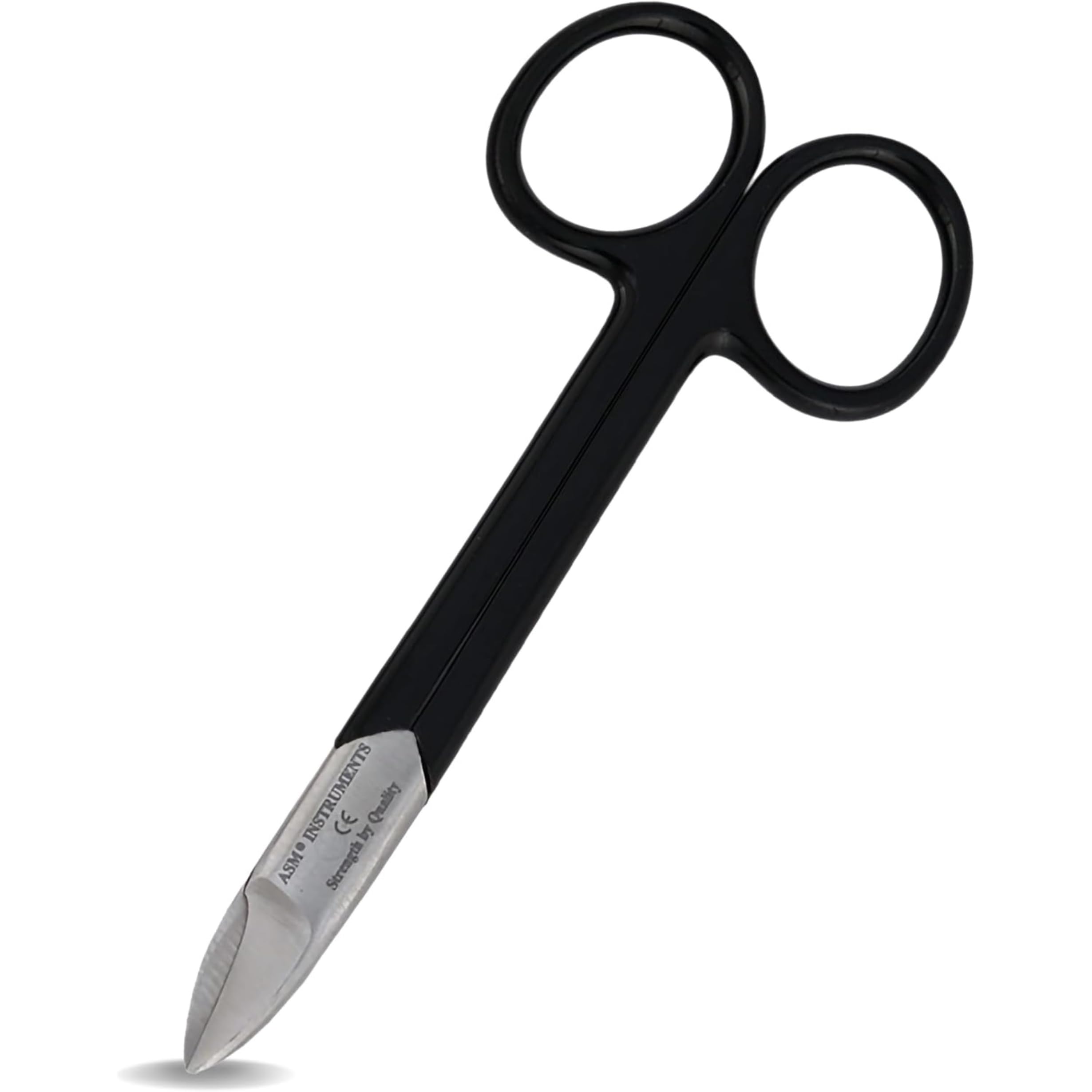 ASM Toe Nail Scissors Ingrown Toenail Treatment, Heavy Duty Stainless Steel Beauty Cuticle Scissor for Fingernails Nose