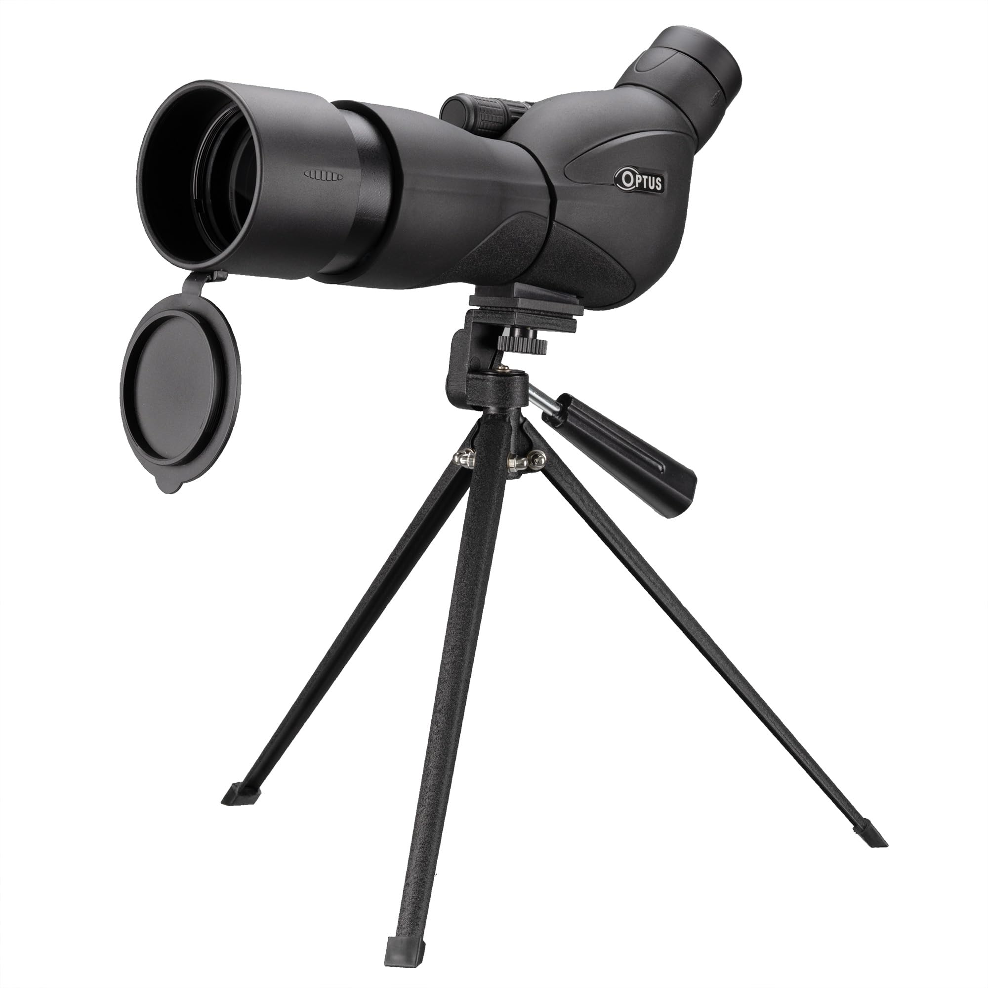 Optus Spektiv 20-60x60 Zoom Monokular Fernrohr mit Stativ, 45° Einblick, Twist-up-Augenmuschel, Teleskop für unterwegs Reisen Vogelbeobachtung