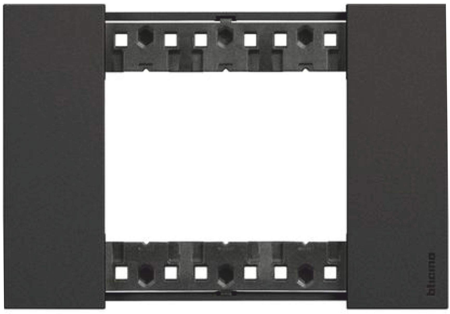 BTicino Living Now Gateway e Entra&Esci & Living Now Placca 3 Moduli, Nero