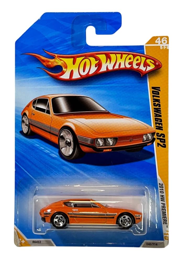 Image of Hot Wheels Car Ages 3 and Up (Volkswagen SP2), Orange