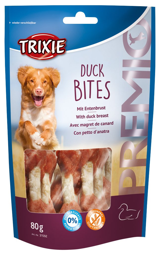 Trixie 31592 PREMIO Duck Bites, 80 g