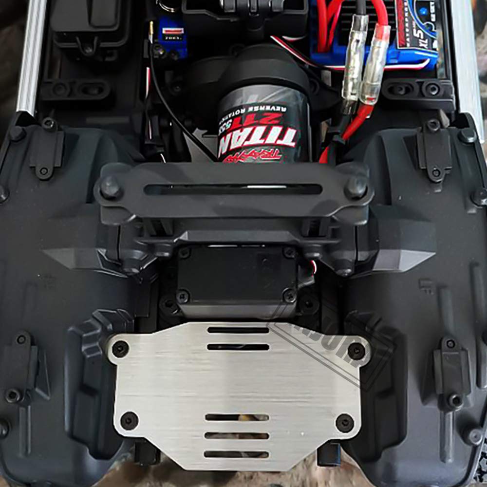 INJORA Skid Plate – Protector De Chasis De Metal Para TRAXXAS TRX-4 1/10, Fácil Instalación Y Resistente