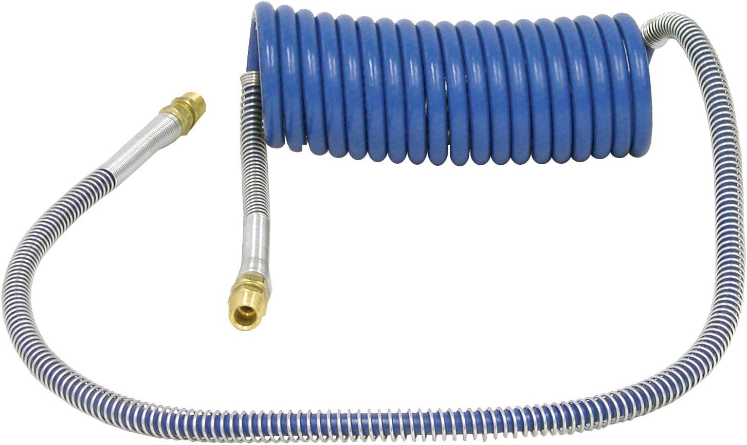 Tectran 15 ft. Blue TractorTrailer Air Brake Hose Coil
