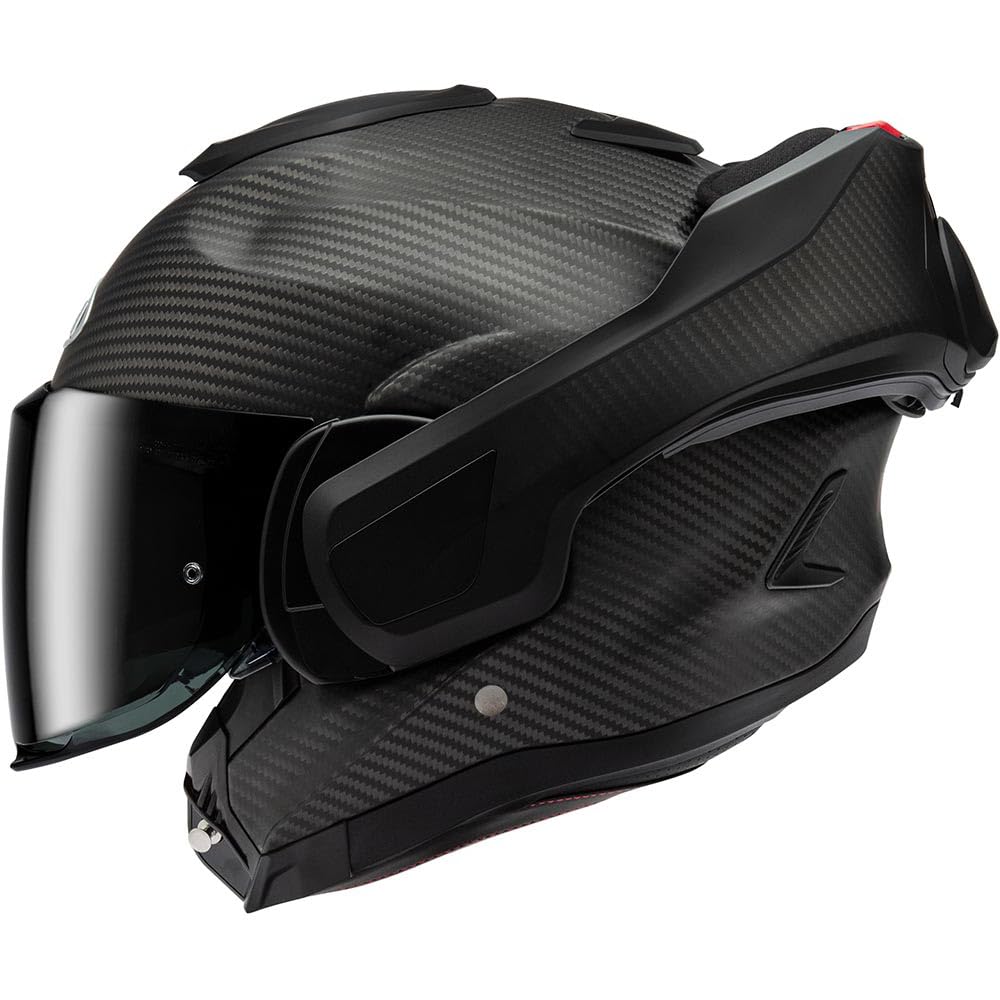 HJC, Modularer Motorradhelm F100 CARBON Matt Black, XXL