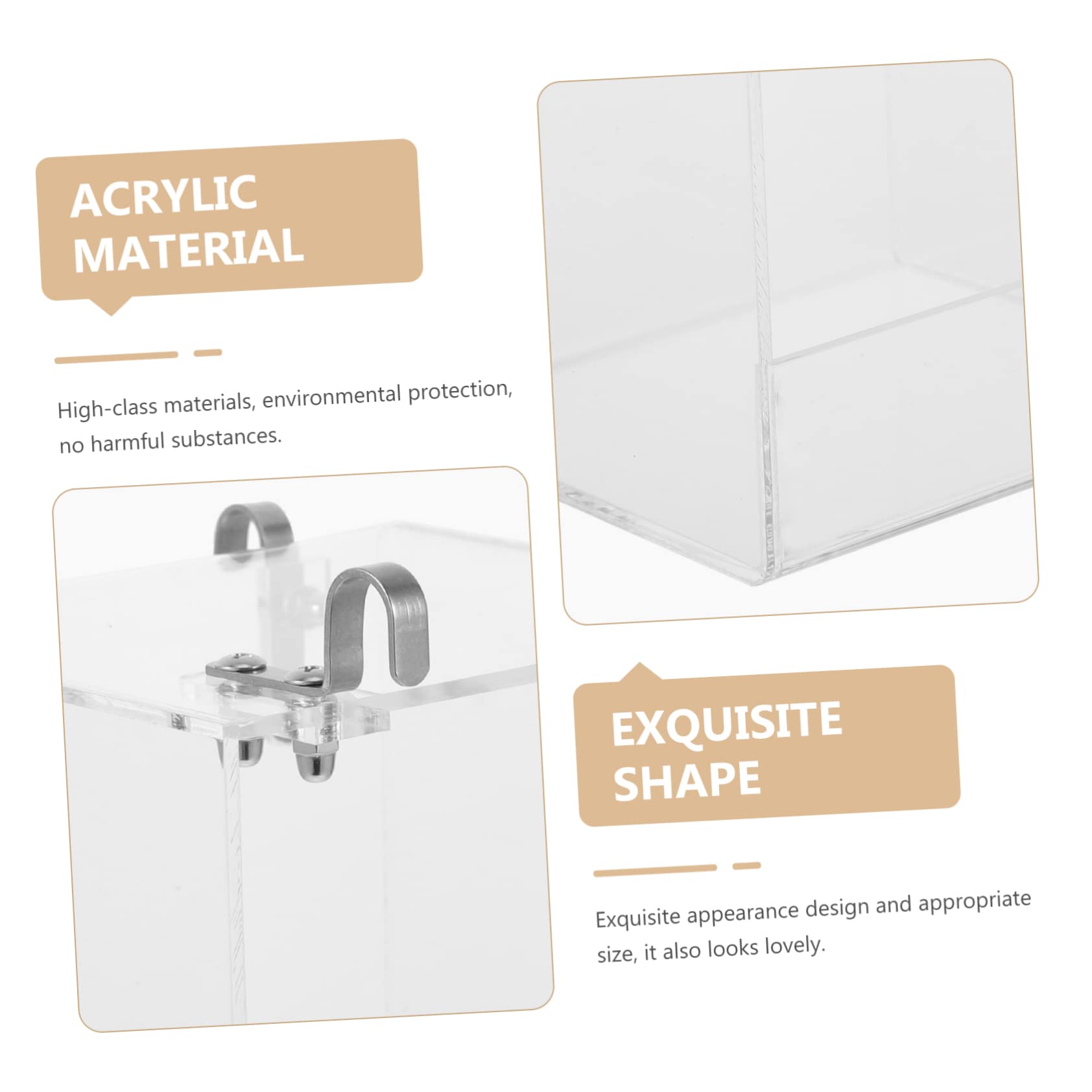 Vogelbadewanne Acryl Badebox für Käfige Dekorativer Vogelduschbehälter