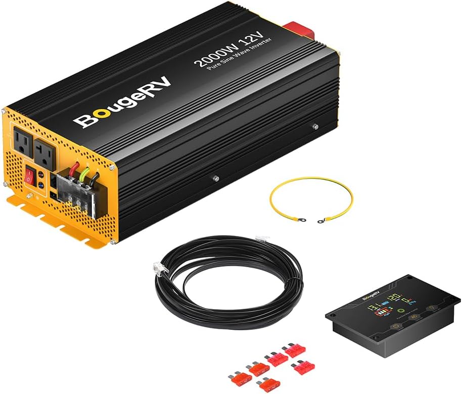 BougeRV 2000 watt Pure Sine Inverter