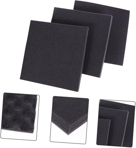Miniatura 4 de Baluue 6 piezas de algodón que absorben el sonido a prueba de sonido de algodón acústico paneles de espuma de amortiguación de espuma al aire libre