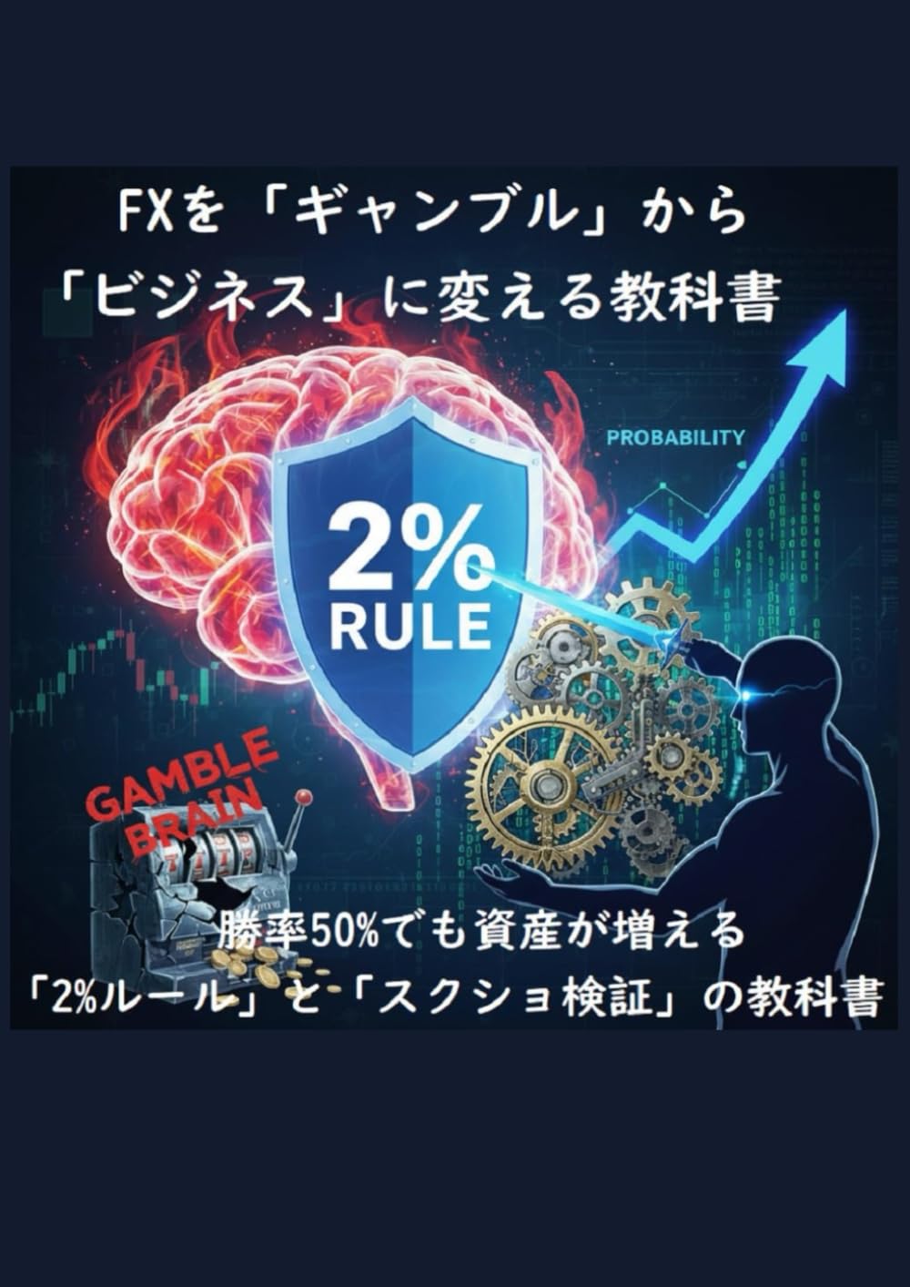 【論理特化】FXを「ギャンブル」から「ビジネス」に変える教科書: FXは「確率と論理」のビジネスである。勝率50%でも資産が増える「2%ルール」と「スクショ検証」の教科書