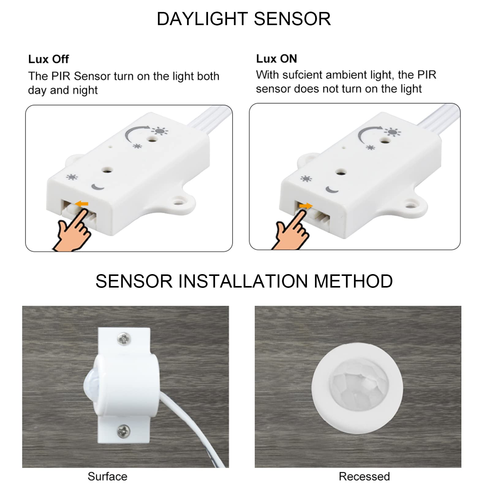 Kontroler światła LED do schodów z profilem przejściowym, inteligentny kontroler światła LED do stopni + światło RGB