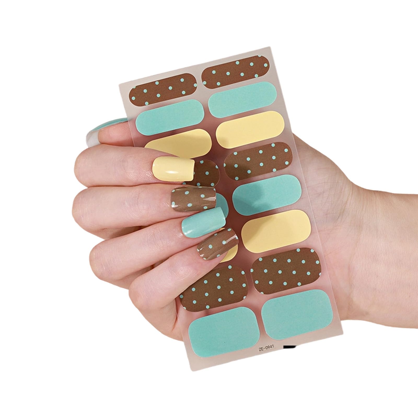 Nails Strips Stick on Decals Extended Wear Polish Film Secure and Simple to Apply Daily Use Women Craft Decorations Friendly Unguis Films