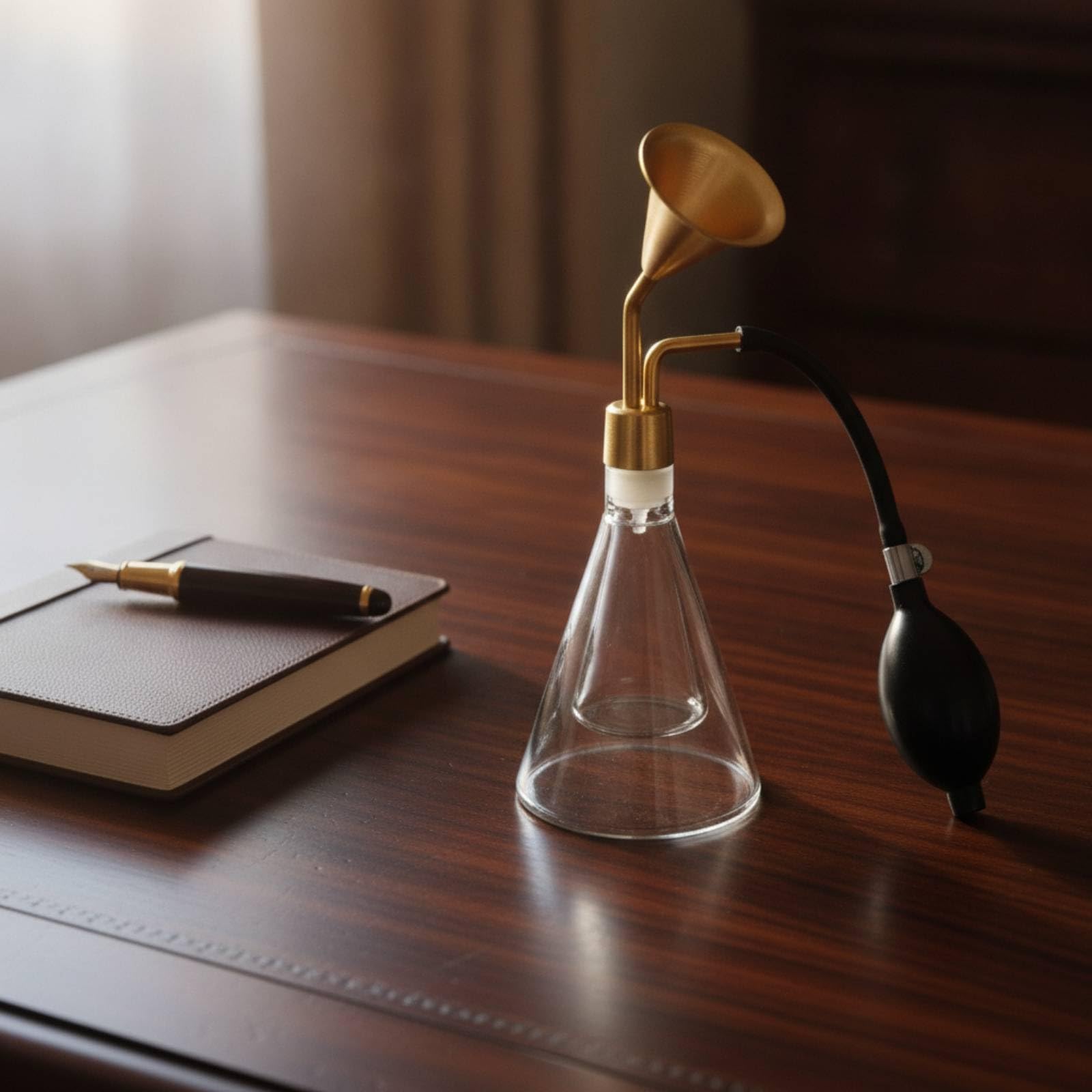 Aroma Flasche Glas Duftspender Parfümzerstäuber Sprühflasche mit Konischem Körper Und Taillenform für Hausdeko Badezimmer Schlafzimmer Spa Theke, Style to 2