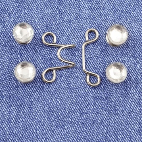 Botones extraíbles para jeans extensores de cintura ajustables para pantalones vaqueros 5