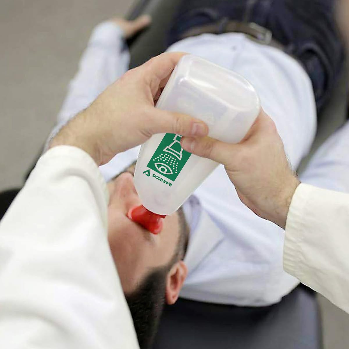 Augenspülflaschen Set Barikos: Wandbehälter inkl. 1x Augenspülflasche gefüllt - Augenspülung - Augendusche Erste-Hilfe Set