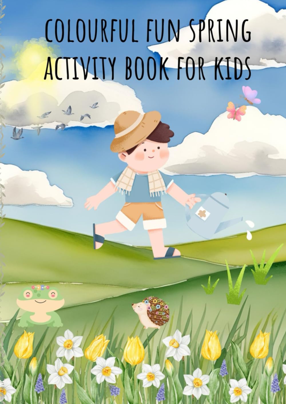 SPRING ACTIVITY BOOK FOR KIDS: Activity and colouring book