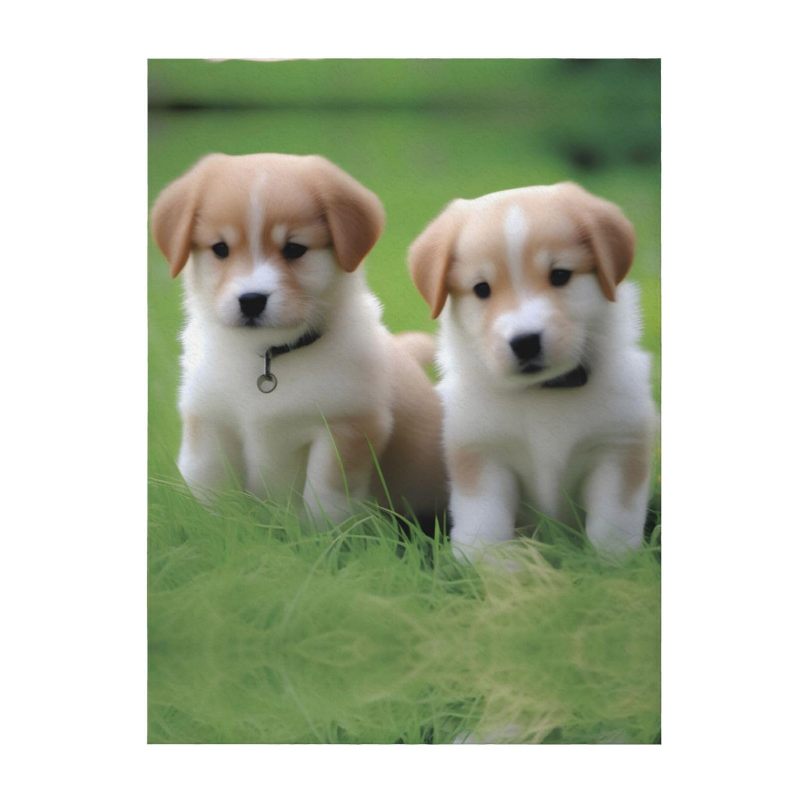 Couverture pour chiots super douce grand plaid lit et canapé tissu chaud léger
