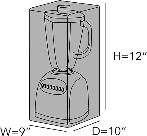 Vista 59 de Covermates Keepsakes - Funda para licuadora, protección contra el polvo, resistente a las manchas, lavable, funda para electrodomésticos