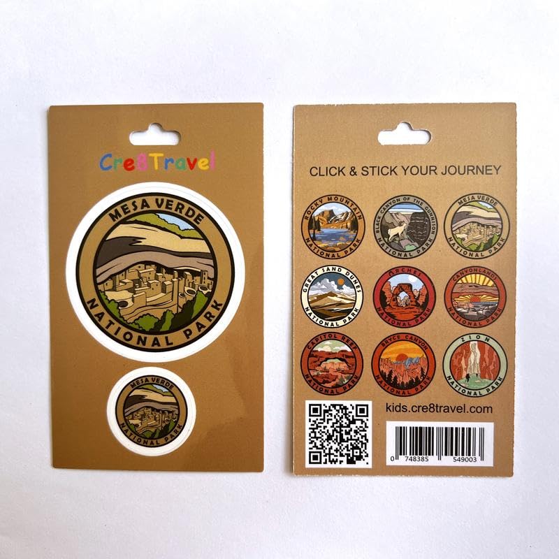 Mesa Verde National Park Sticker Set – 2-Pack Vinyl Stickers (2