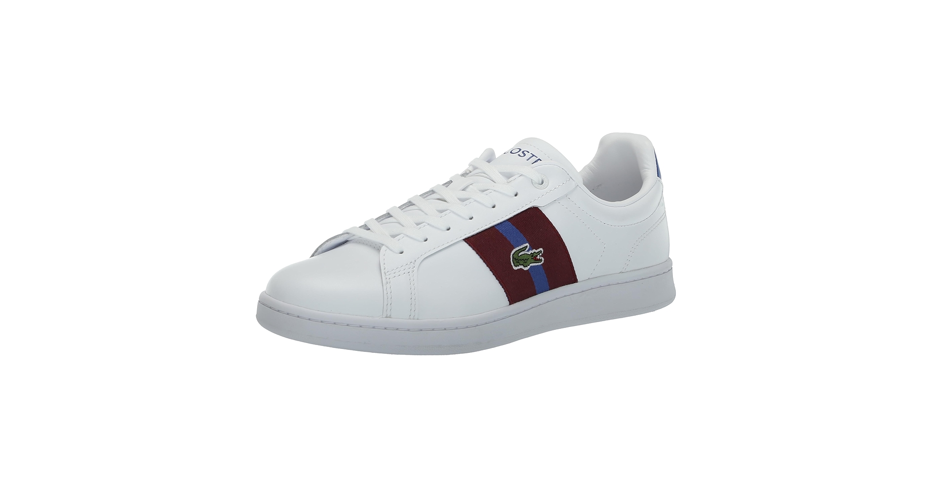 Amazon.com | Lacoste Mens Carnaby Pro, Wht/Dk Blu, 10