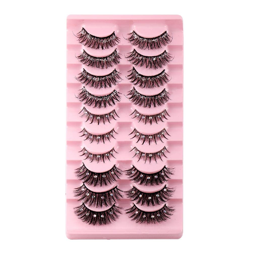 False Lashes Butterfly False Eyelashes Rainbow False Eyelashes Wispy Lash Clusters Butterfly Lashes False Lashes