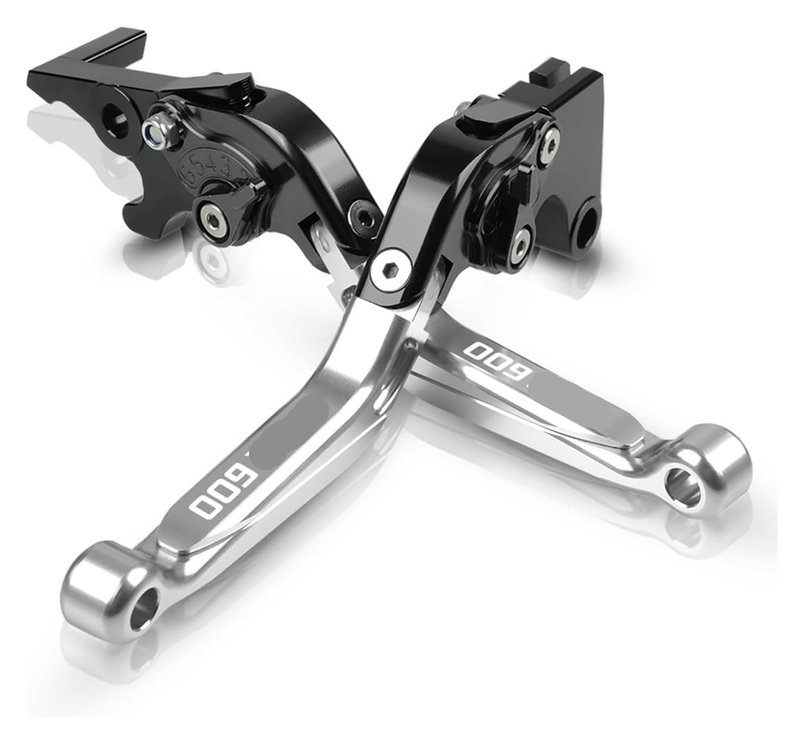 OIAJDSAD Motorcycle Clutch Levers for FZR 600 FZR600 1994 1995 1996 1997 1998 1999 Motorcycle Adjustable Folding Extendable Brake Clutch Levers Modification Parts