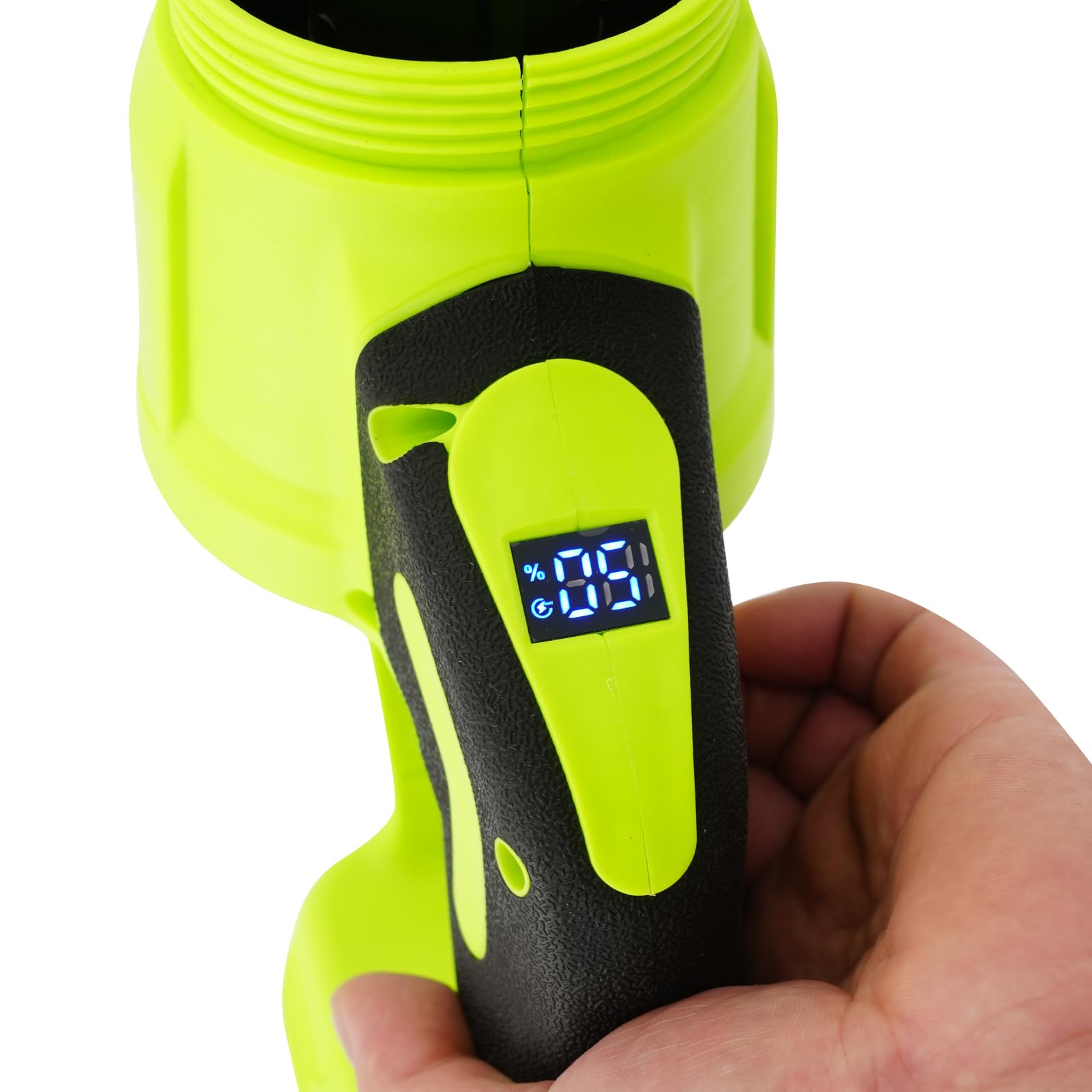 Soffiatore per foglie, batteria da 21 V, senza fili, aspiratore elettrico con 2 batterie e caricabatterie, 30000 giri/min, per foglie e polvere, soffiatore per foglie, piccolo e leggero per terrazza
