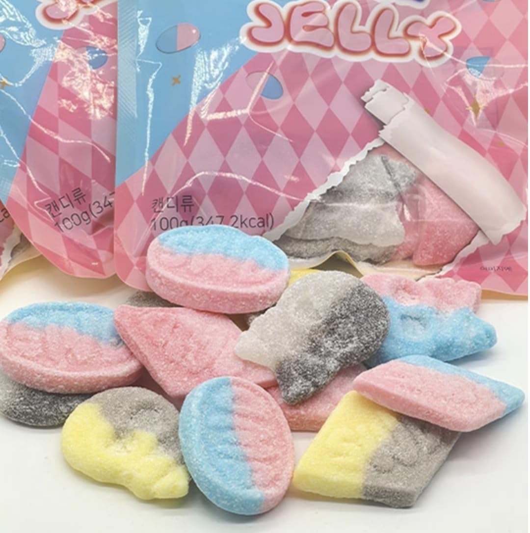 SWEDI STYLE JELLY ASMR Korean ASMR Swedish Style Gummy 1 Bag 3.5 oz (100 g) (Popular on SNS)
