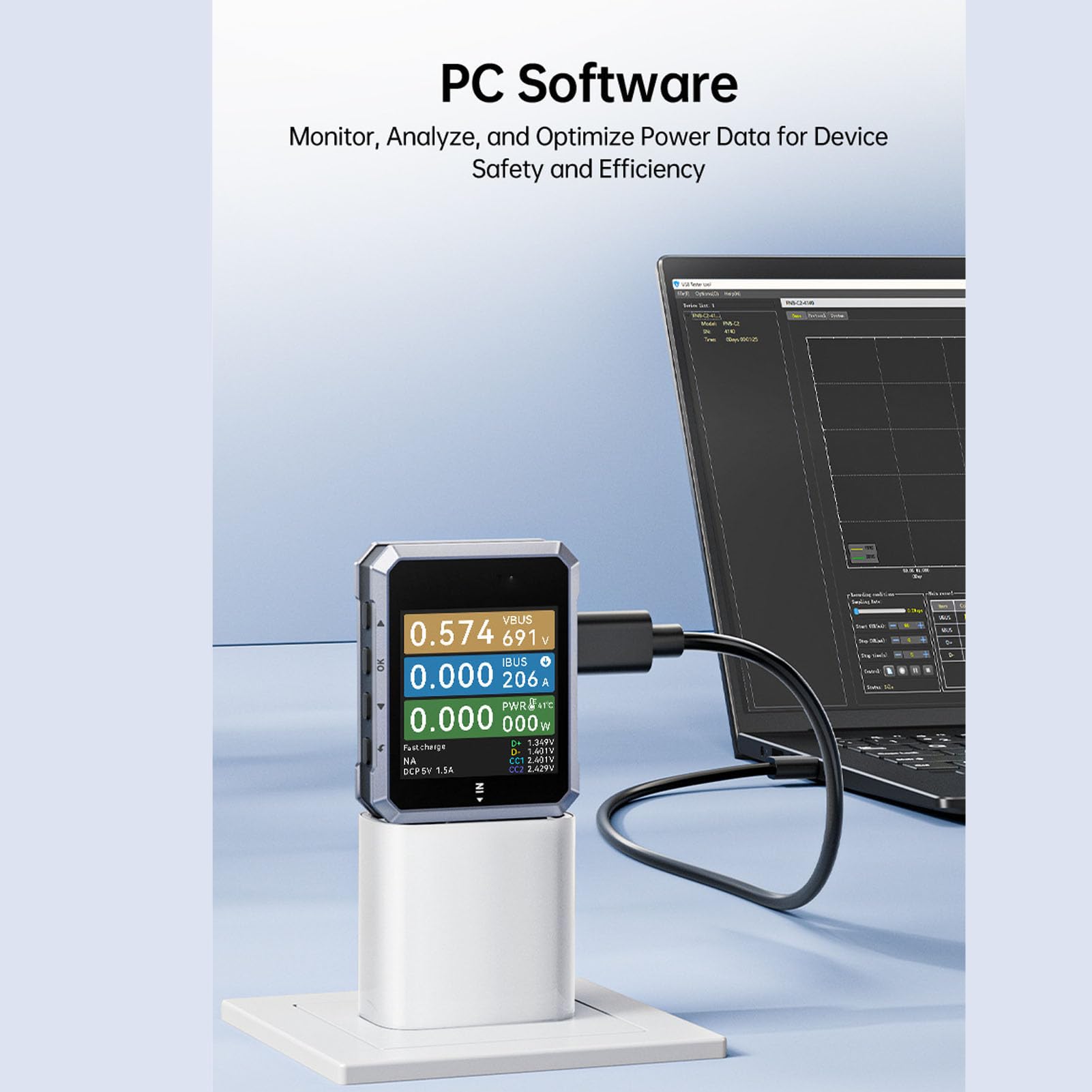 Naroote Probador USB C Portátil para Entusiastas de Electrónica
