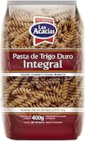 Las Acacias Macarrão de Sêmola de Trigo Durum Integral Fusilli 400g