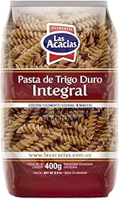 Las Acacias Macarrão de Sêmola de Trigo Durum Integral Fusilli 400g