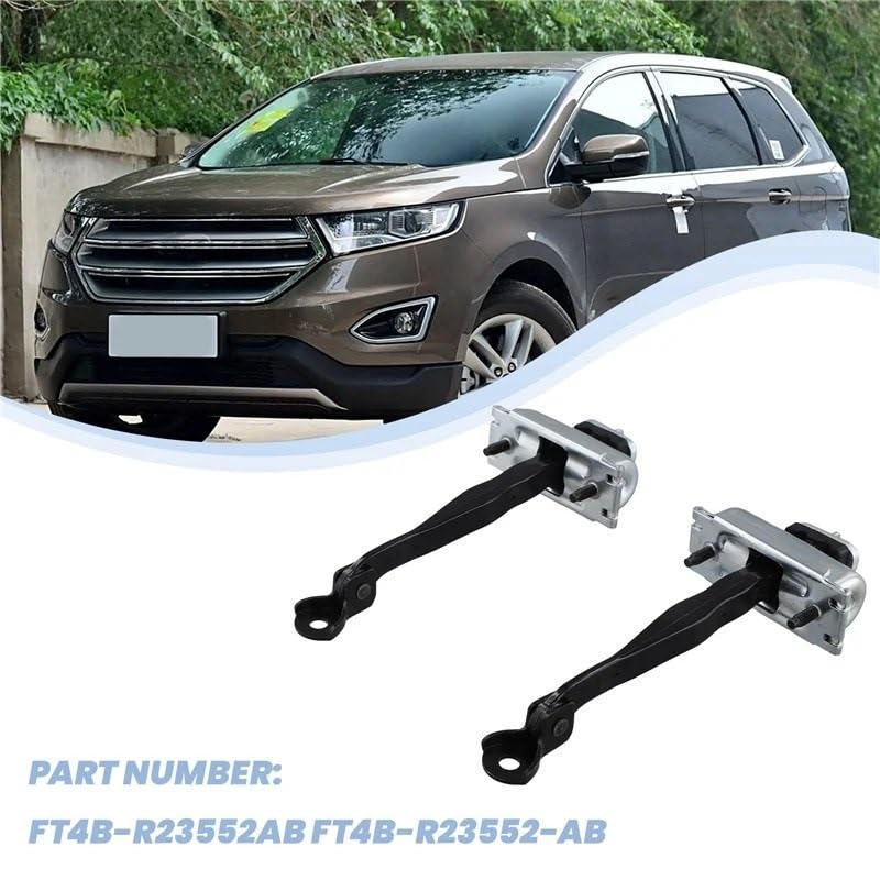 Varilla de límite para Ford Edge 2015-2020, tope de retención de puerta delantera, 2 piezas 3