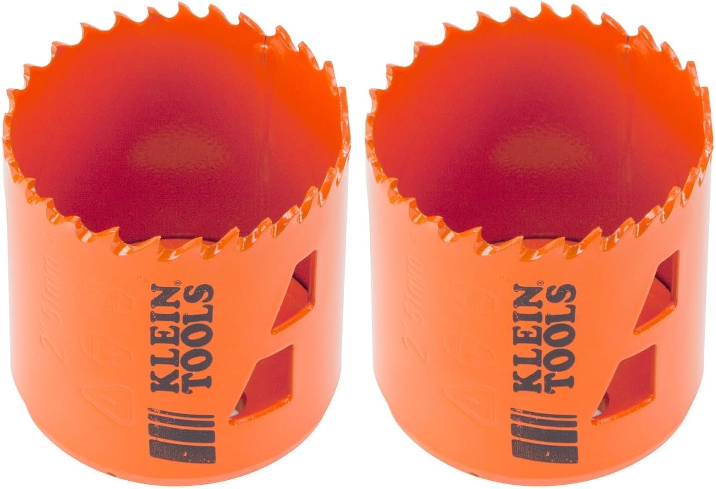 Klein Tools 31932 Bi-Metal Hole Saw, 2-Inch with Easy Slug Removal (Pack of 2)