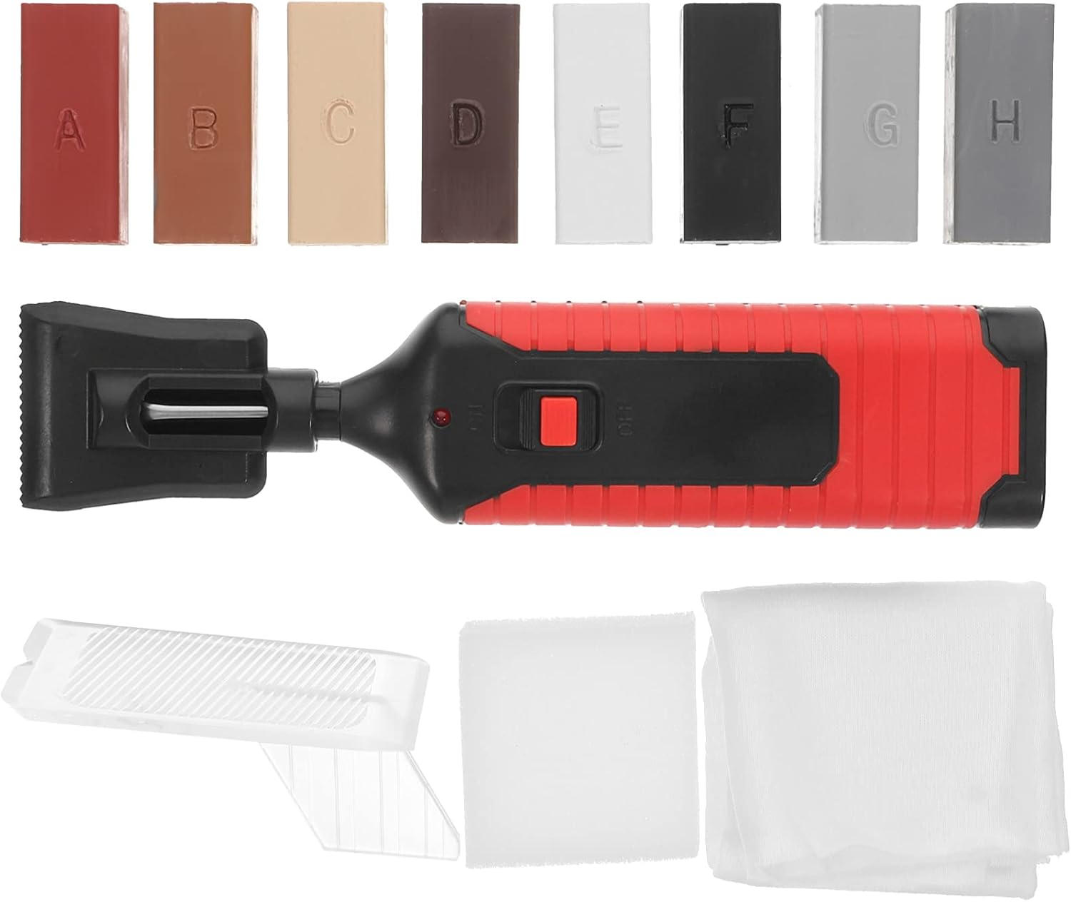 Angoily Complete Porcelain Chip Fix Kit Ceramic Repair Putty Paint Tools for Tile Sink Tub Marble Cracks
