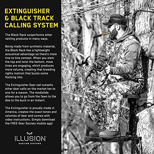 Illusion Systems Extinguisher & Black Rack Calling System - Camouflage #TOP2
