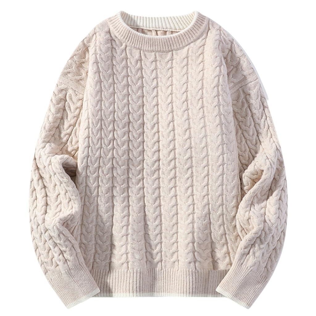 Chandail tricoté homme pull d'automne rembourré idéal pour vos sorties
