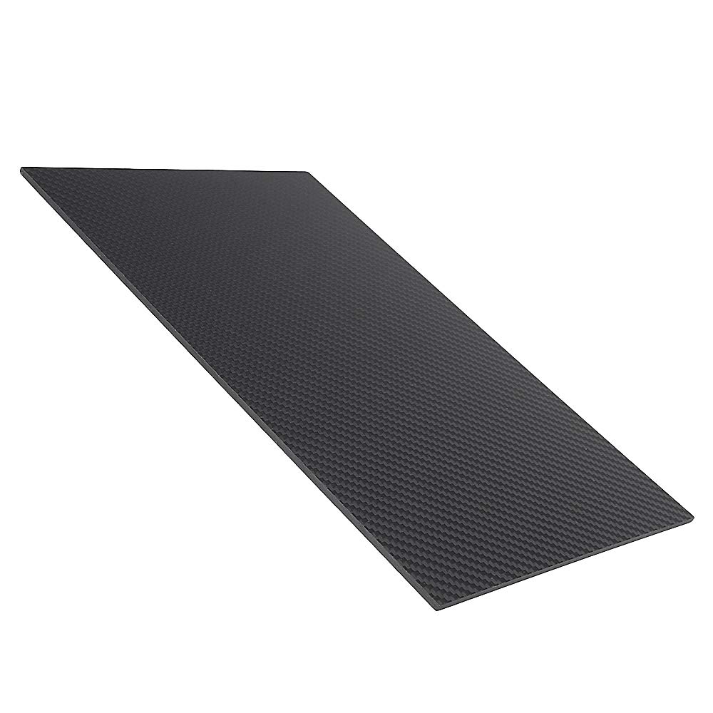 CCChaRLes 250X420Mm 3K Pannello In Fibra Di Carbonio Pannello In Fibra Di Carbonio Tessuto Opaco Pannello Opaco Spessore 0,5-5Mm - 0,5 millimetri