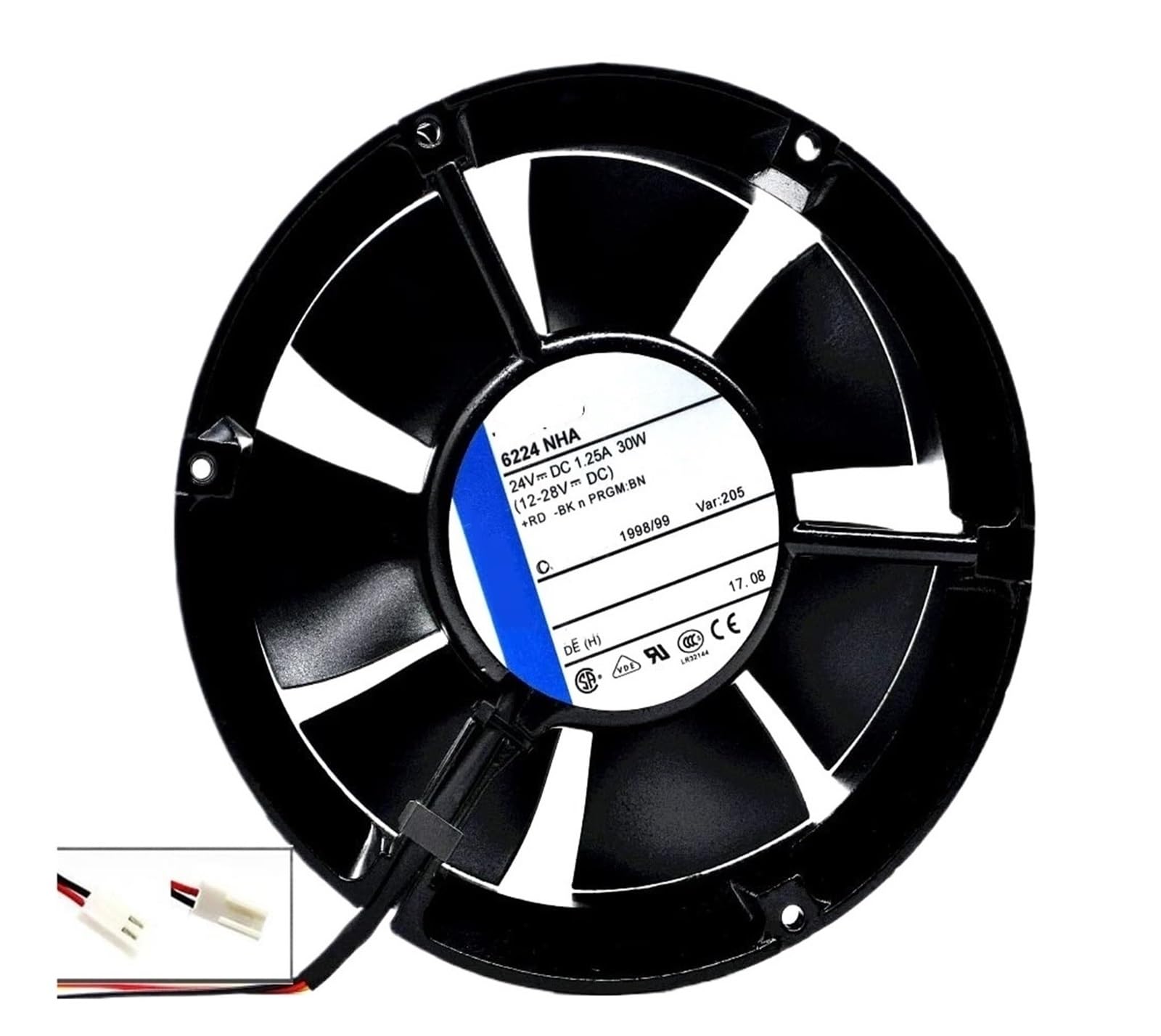 Lzikkgki One Color 6224Nha 24V 1.25A 30W 4-Wire Fan
