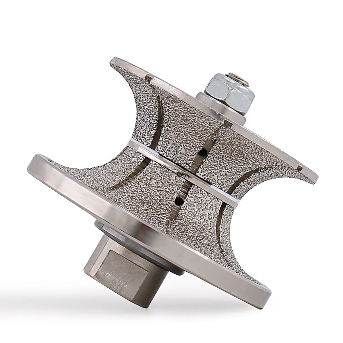 V40 Diamond Router Bit Full Bullnose Profiling Wheel Wet Use per utensili a mano Granito Marmo Rettifica con Filo 5-8/11