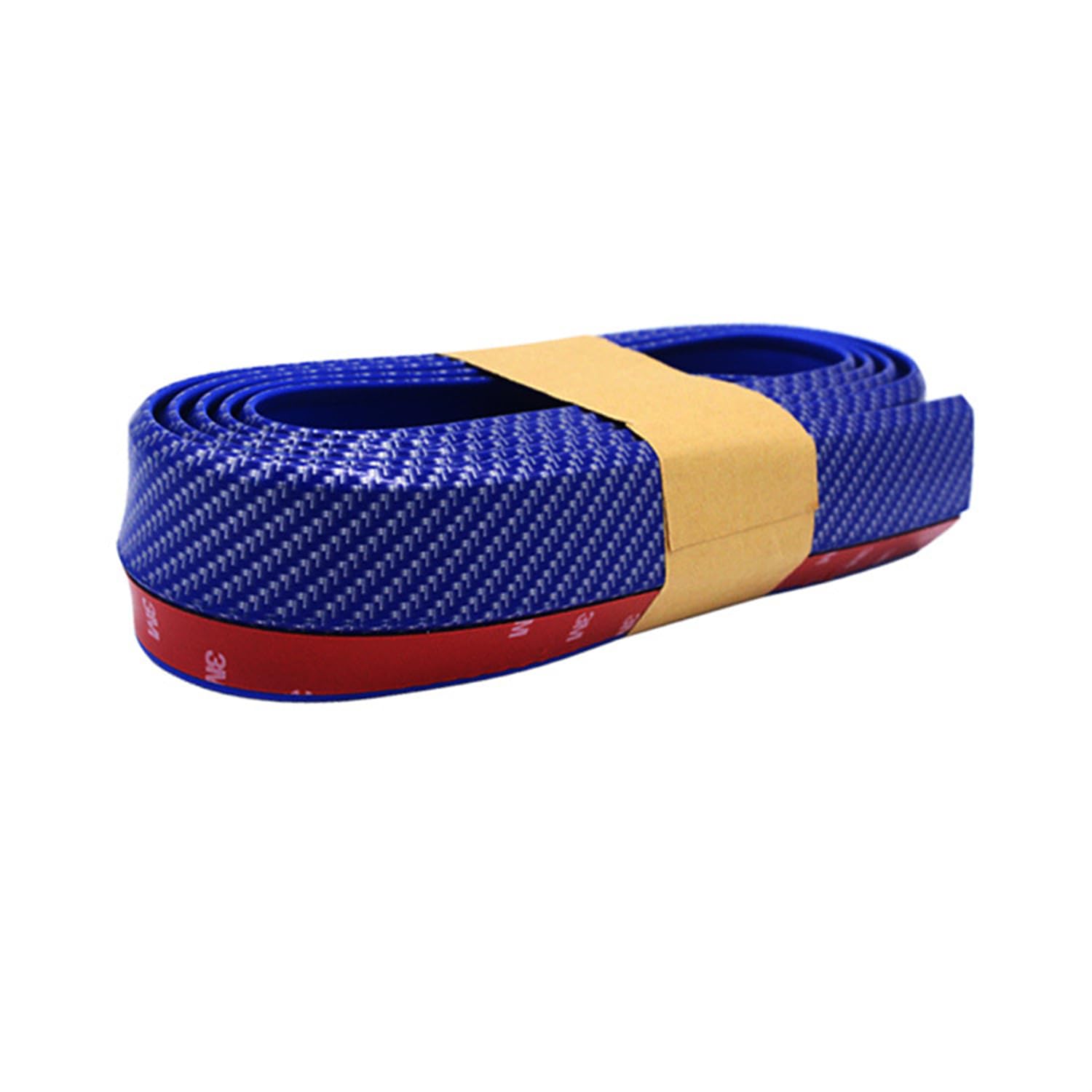 Car Front Bumper Lip Spoiler for Volvo XC60 NE 2018-2022,Front Bumper Lip Splitter Guard Diffuser Protector Vehicle Decoration Kit,G-blue carbon fiber