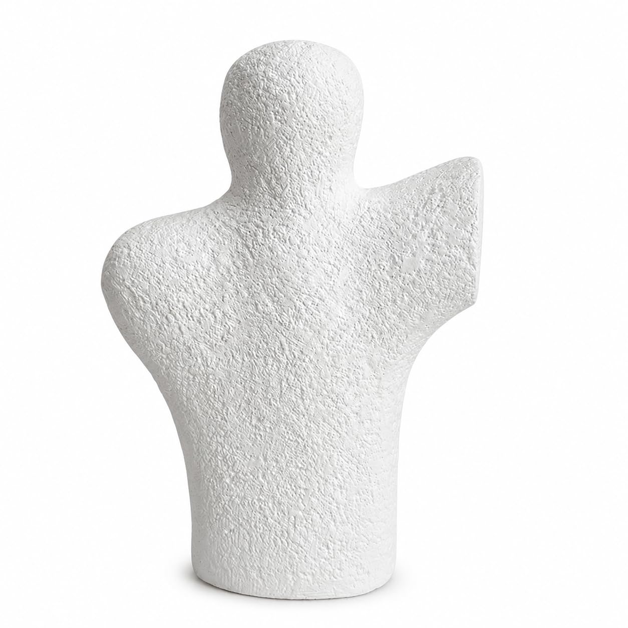 Busto de joyería de 18 cm que evita enredos en collares y cadenas largas