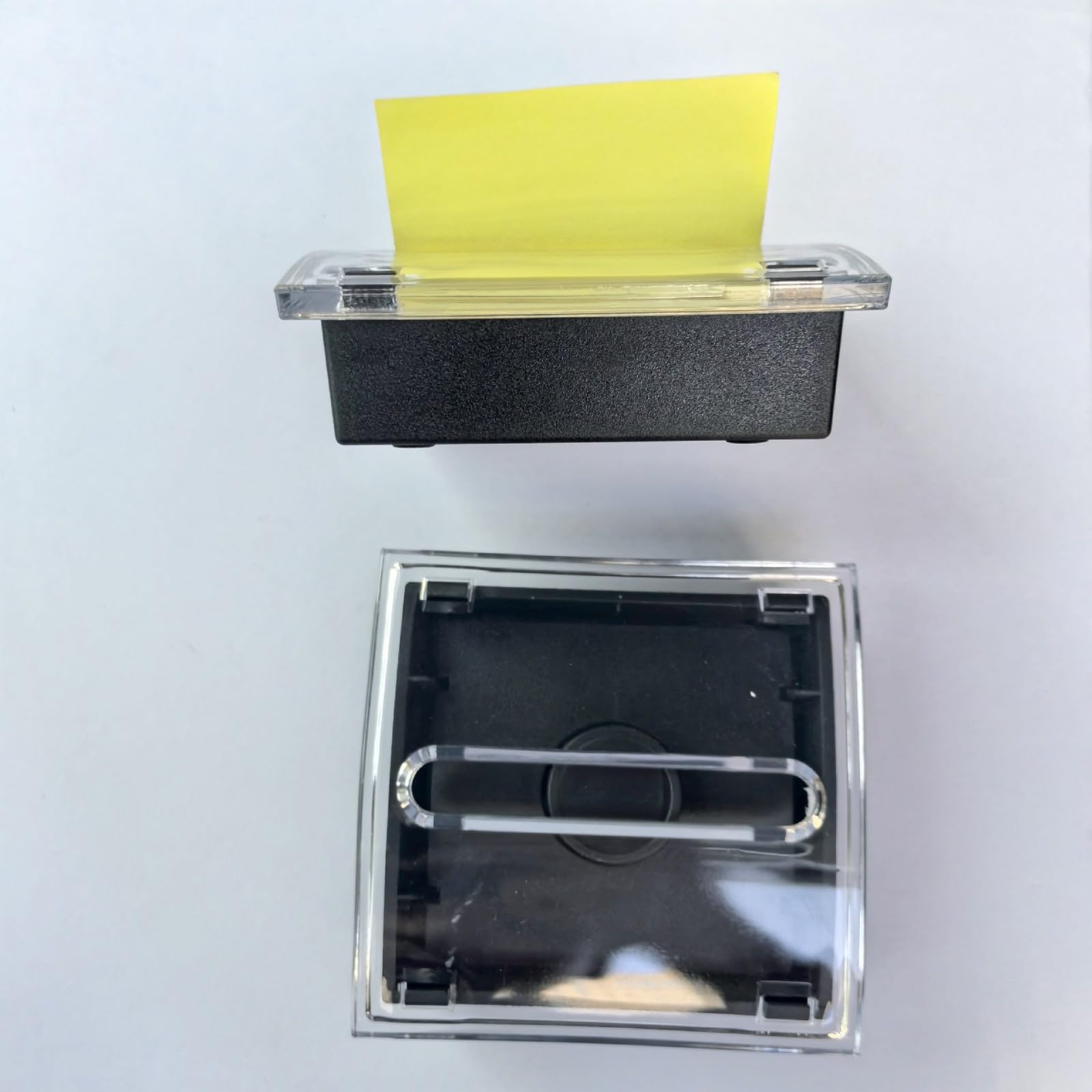 Organiseur de notes autocollantes extractibles - Distributeur de notes autocollantes - Peu encombrant - Porte-papier avec design amovible